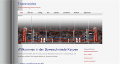 Desktop Screenshot of eisenmeister.de