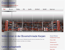 Tablet Screenshot of eisenmeister.de